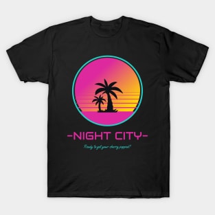 Cherry Popped in Night City T-Shirt